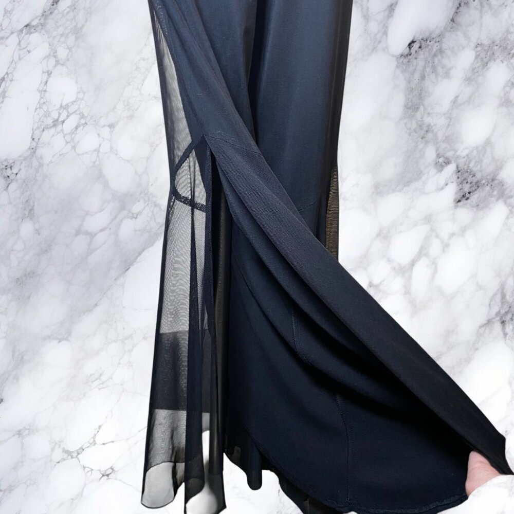 VTG Caché 90’s Flare Pant in Black - Picture 3 of 12
